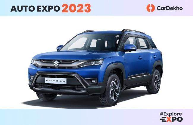 Maruti At Auto Expo 2023 Brezza CNG Showcased Ahead Of Launch