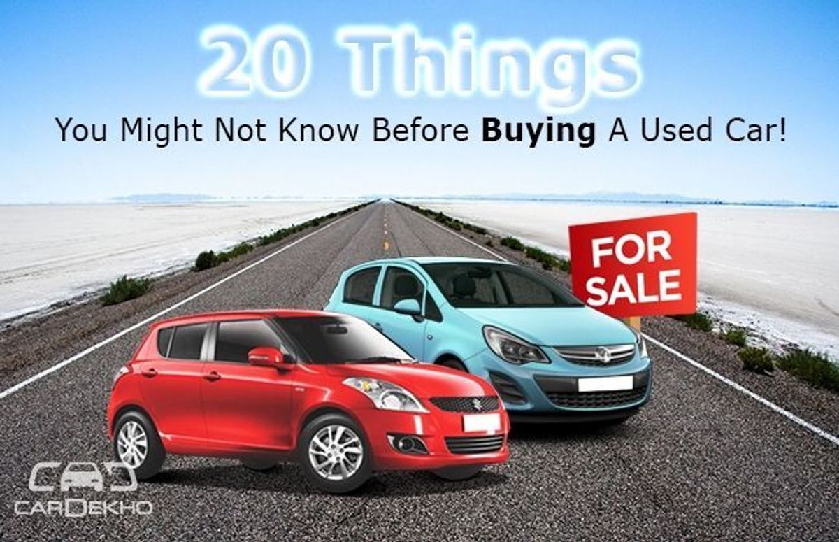 20 Things For Used Cars 20 Things For Used Cars