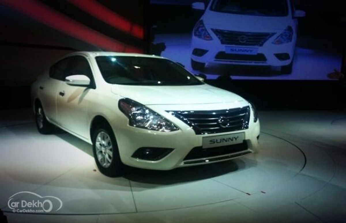 Nissan Sunny facelift Nissan Sunny facelift