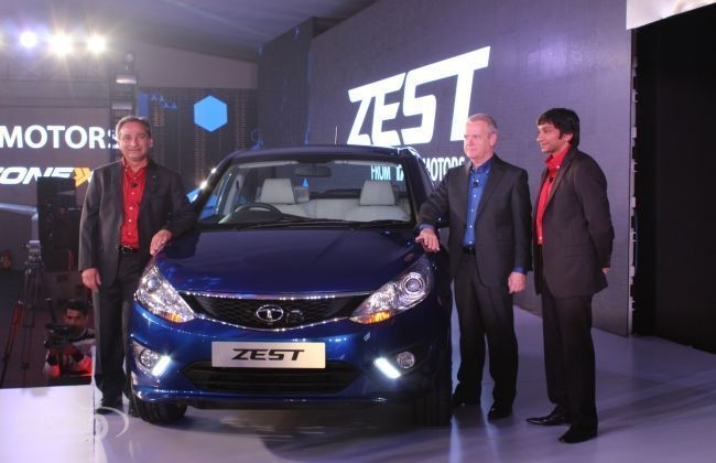 Tata Motors compact sedan Zest aka Falcon 5 unveiled Tata Motors compact sedan Zest aka Falcon 5 unveiled