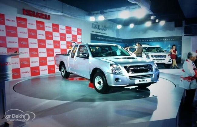 Isuzu D-max at the Auto Expo 2014