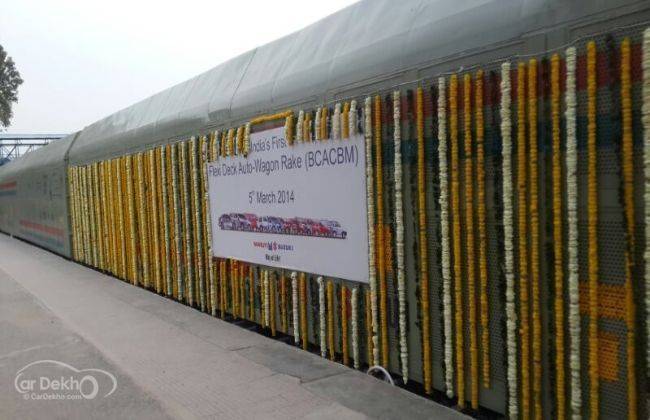 India's first Flexi deck Auto-Wagon rake flagged off