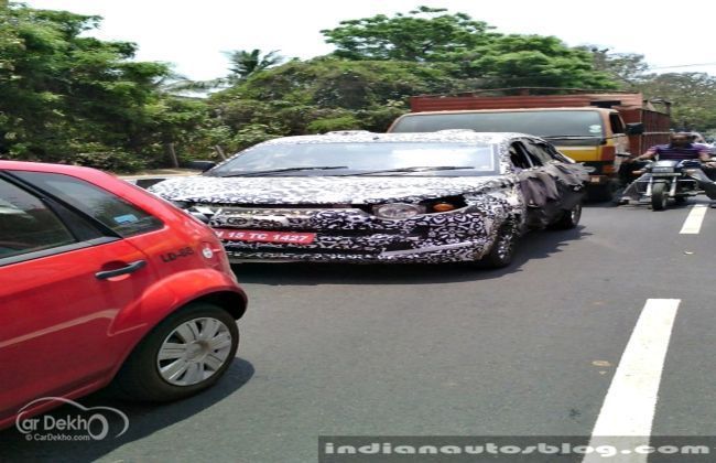 Mahindra S101 compact SUV spotted testing