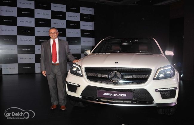  Mr. Eberhard Kern, MD & CEO, Mercedes-Benz India launching the GL 63 AMG