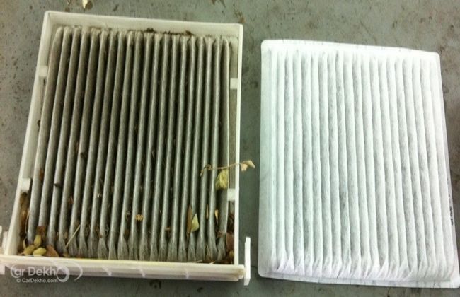 Cabin Filter old-new 