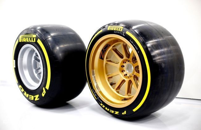Pirelli unveils 18-inches low-profile F1 tyres