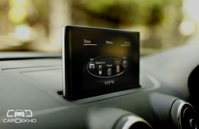 Audi A3 - 7-inch infotainment screen Audi A3 - 7-inch infotainment screen