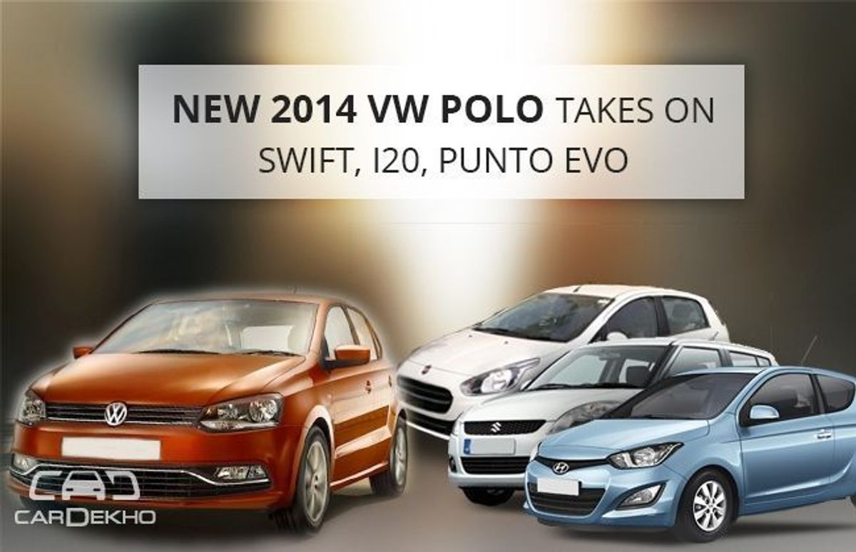 New 2014 Volkswagen Polo takes on Swift, i20, Punto EVO New 2014 Volkswagen Polo takes on Swift, i20, Punto EVO