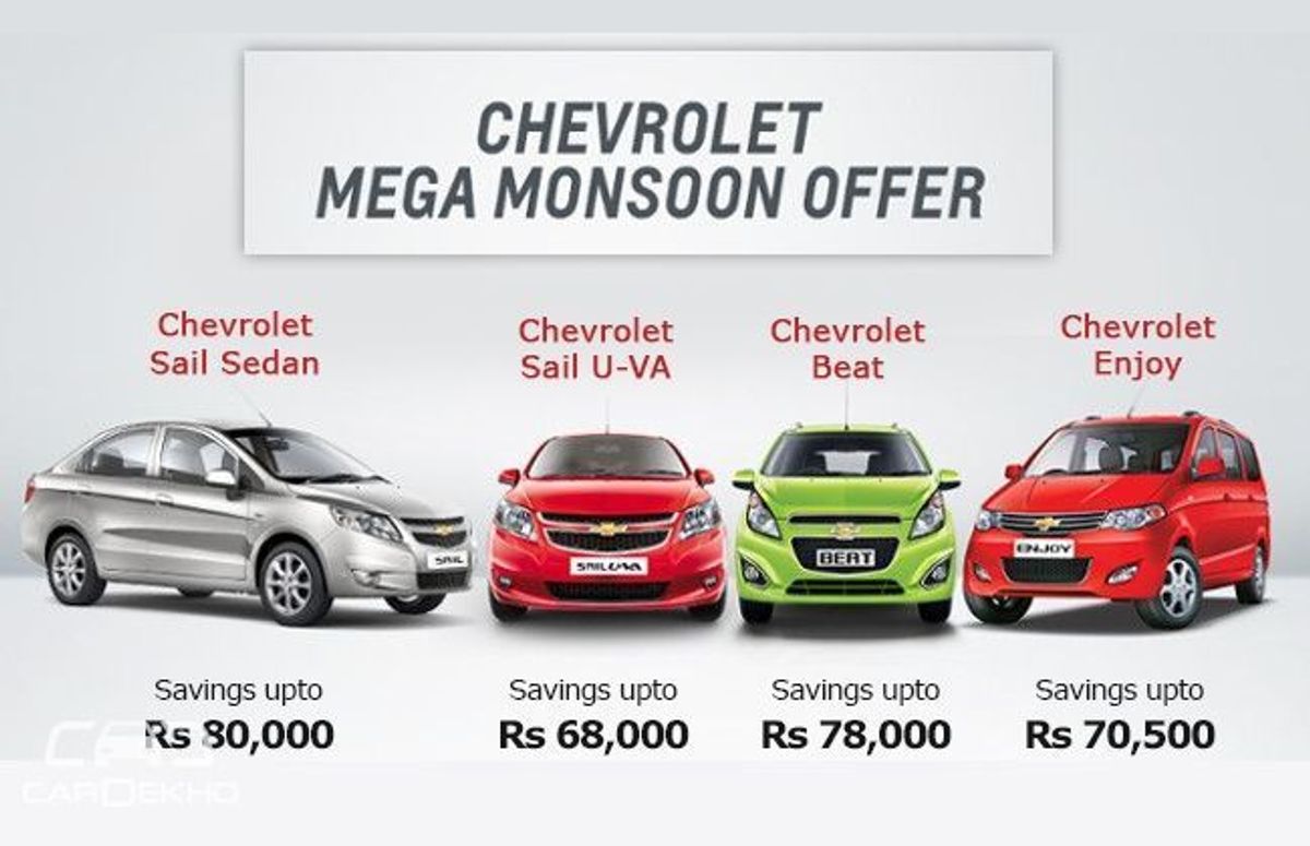 Chevrolet: The Mega Monsoon Offer Chevrolet: The Mega Monsoon Offer