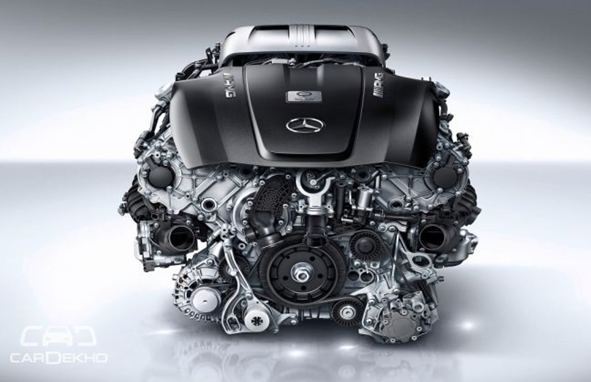 Mercedes' all-new AMG 4.0-litre V8 biturbo engine revealed Mercedes' all-new AMG 4.0-litre V8 biturbo engine revealed