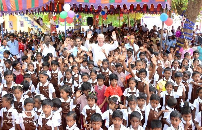 Ford India celebrates Global Week of Caring by commencing Happy Schools Program