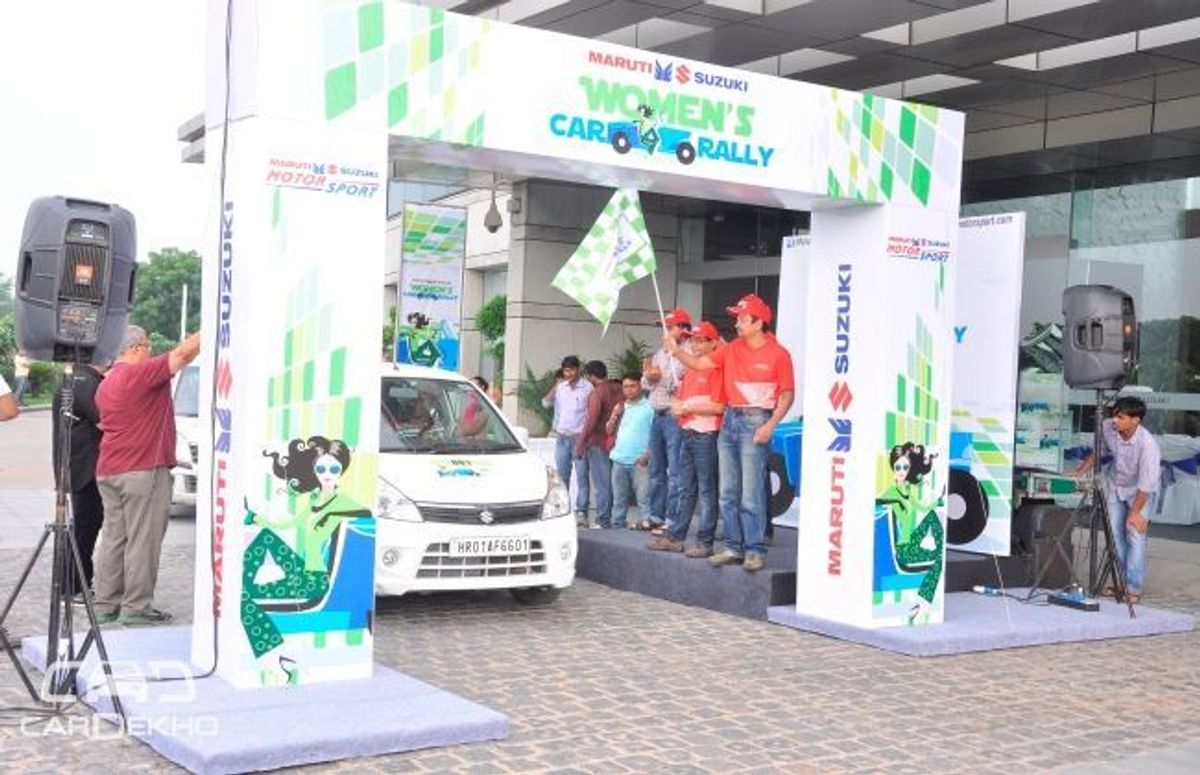 Maruti Suzuki organises women car rally in Delhi