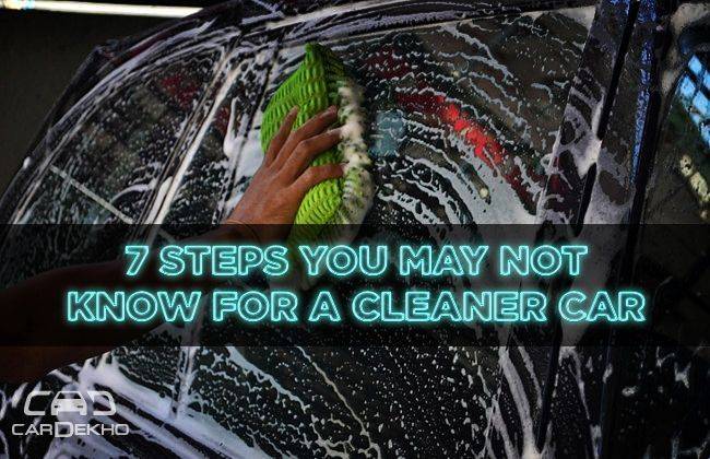 7 steps you may not know for a cleaner car