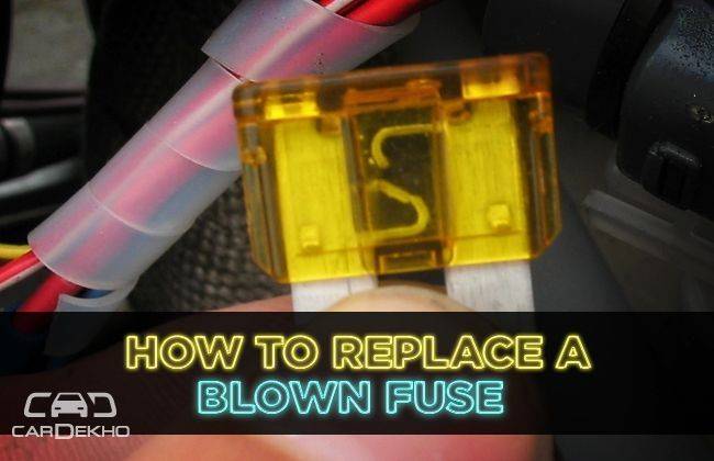 How to replace a blown fuse