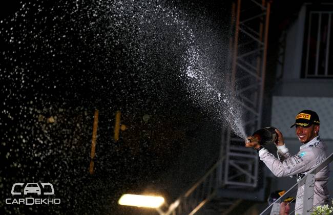 Hamilton Races to a comfortable victory in Singapore