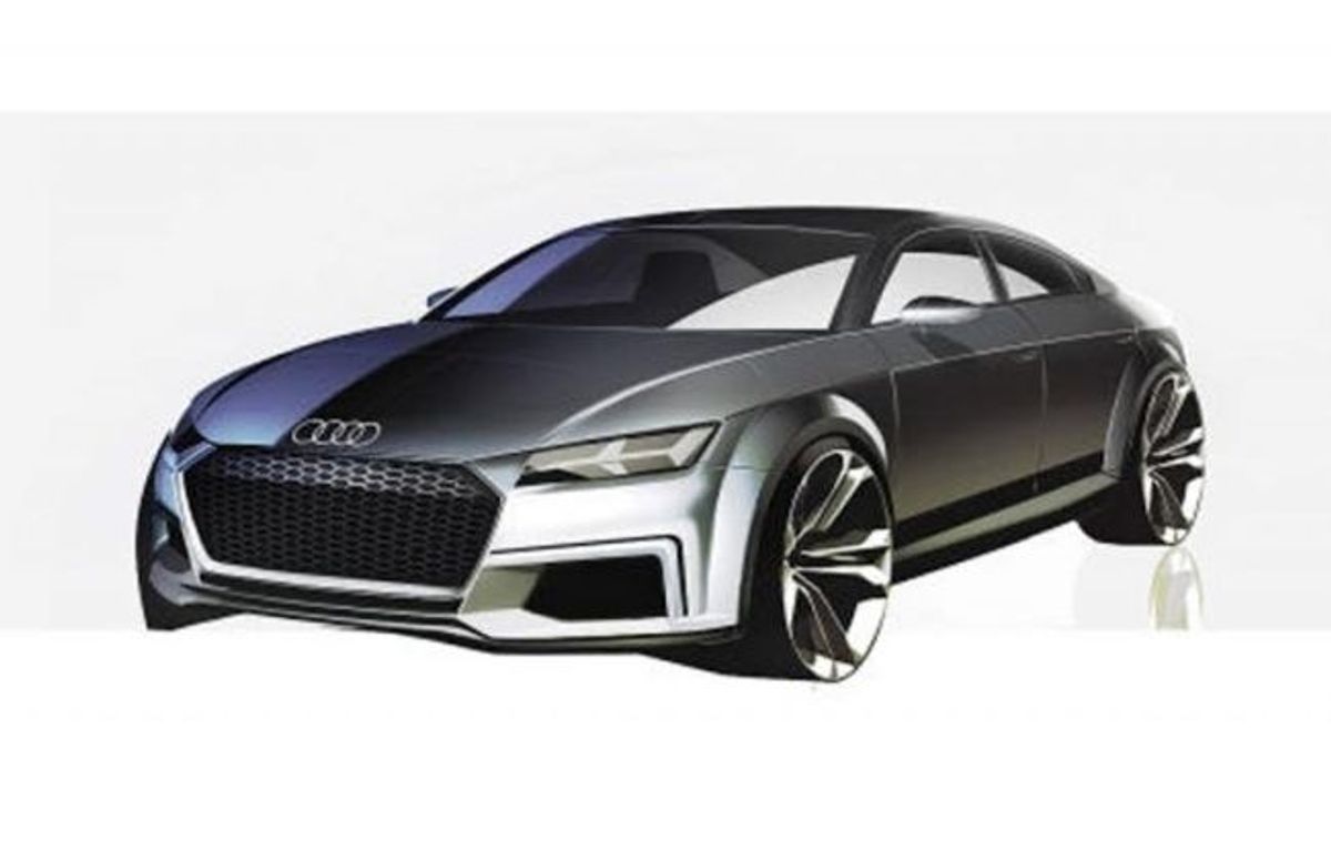 Images of Audi's TT Sportback concept leaked Images of Audi's TT Sportback concept leaked
