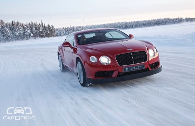 Icy debut for the Bentley Continental GT3-R