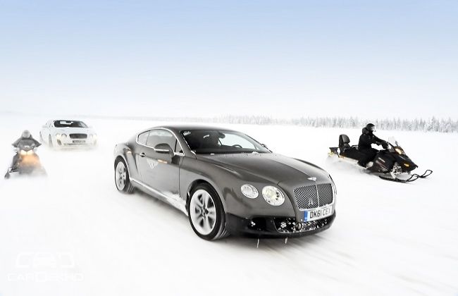 Icy debut for the Bentley Continental GT3-R