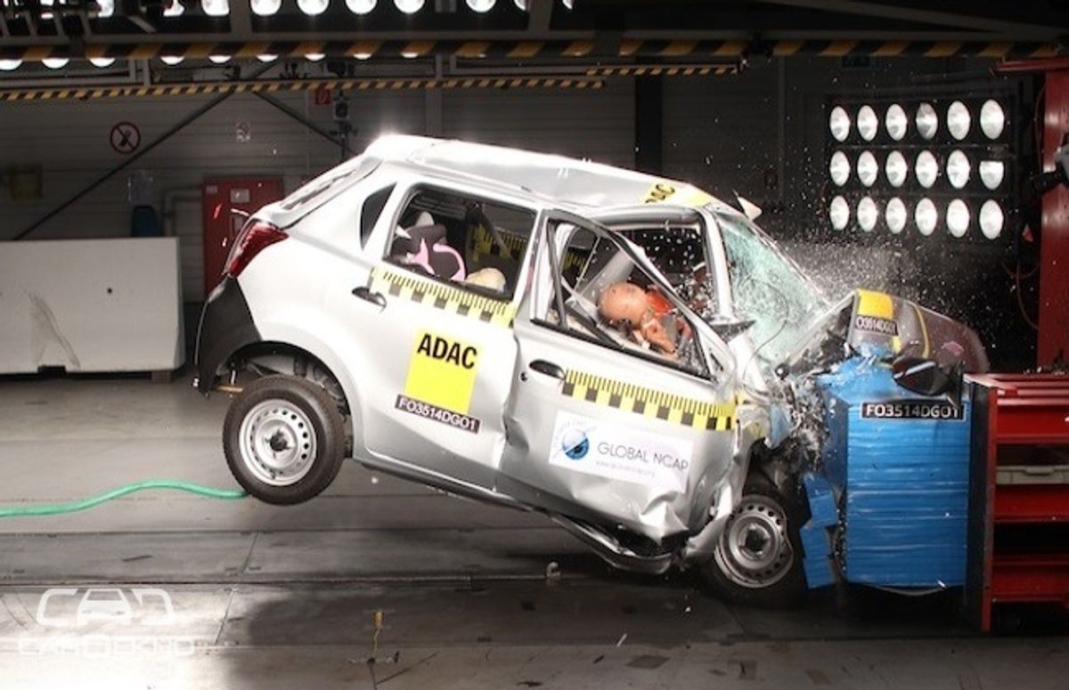 Datsun Go Crash Test Datsun Go Crash Test