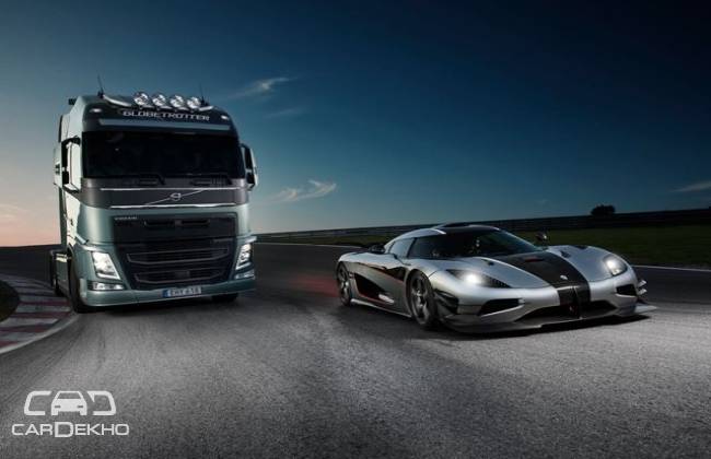 Koingsegg versus Volvo Fh