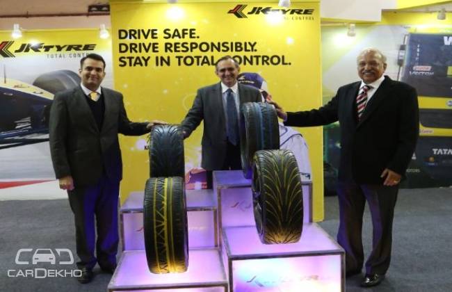 JK Tyre displays new product concepts at IRE 2015