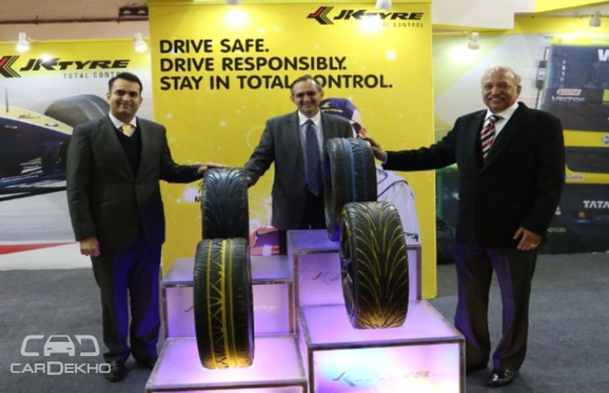 JK Tyre displays new product concepts at IRE 2015 JK Tyre displays new product concepts at IRE 2015