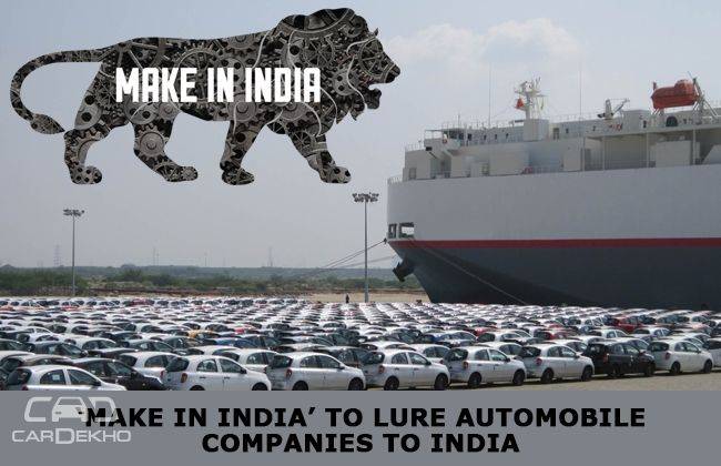 €˜Make in India€™ to lure automobile companies to India