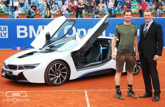 Andy Murray wins a BMW i8