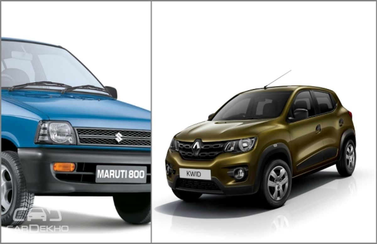 MAruti 800 Vs Kwid MAruti 800 Vs Kwid