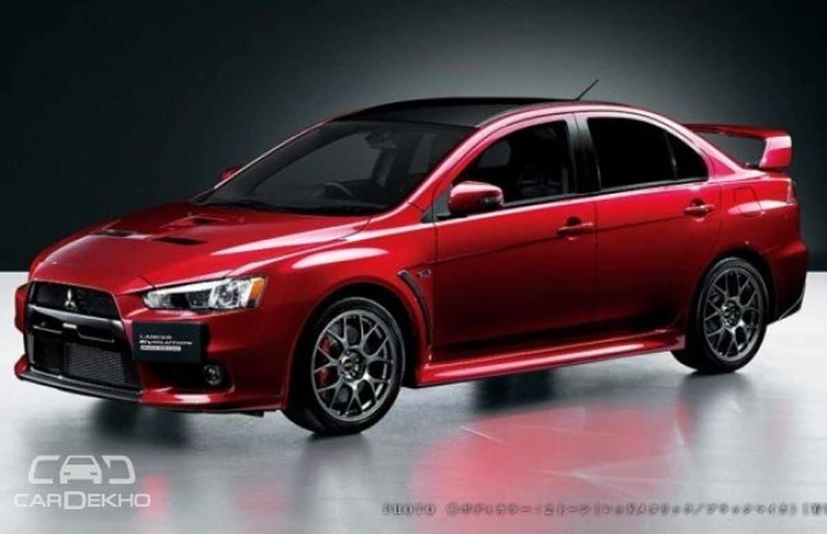 2015 Mitsubishi Lancer Final Edition (Side view) 2015 Mitsubishi Lancer Final Edition Red