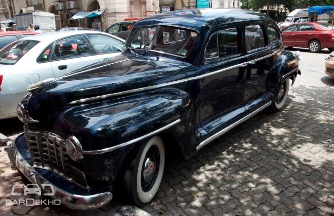 Old vintage dodge sedan car in delhi