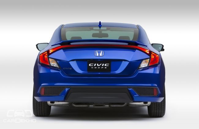 2016 Honda Civic Coupe Rear 2016 Honda Civic Coupe Rear