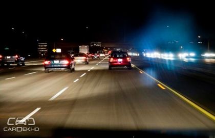 Tips for driving at night - A. Properly adjusting headlights and using high beams effectively