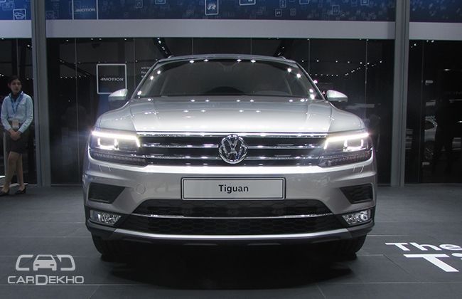 Volkswagen Tiguan at Auto Expo