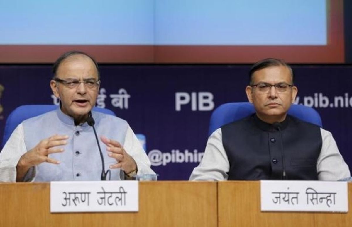 Shri Arun Jaitley and Shri Jayant Sinha