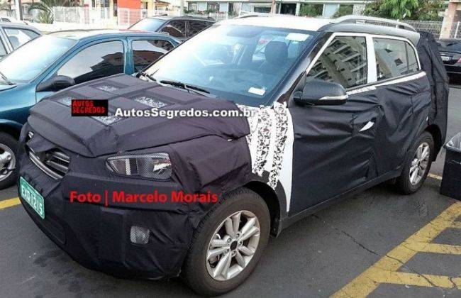 Hyundai Creta Spied in Brazil