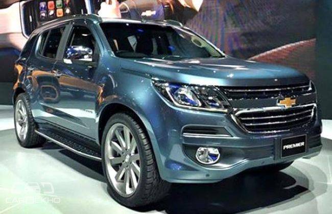 Chevrolet Trailblazer facelift