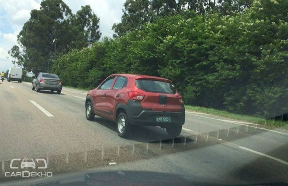 Renault KWID Spied Testing