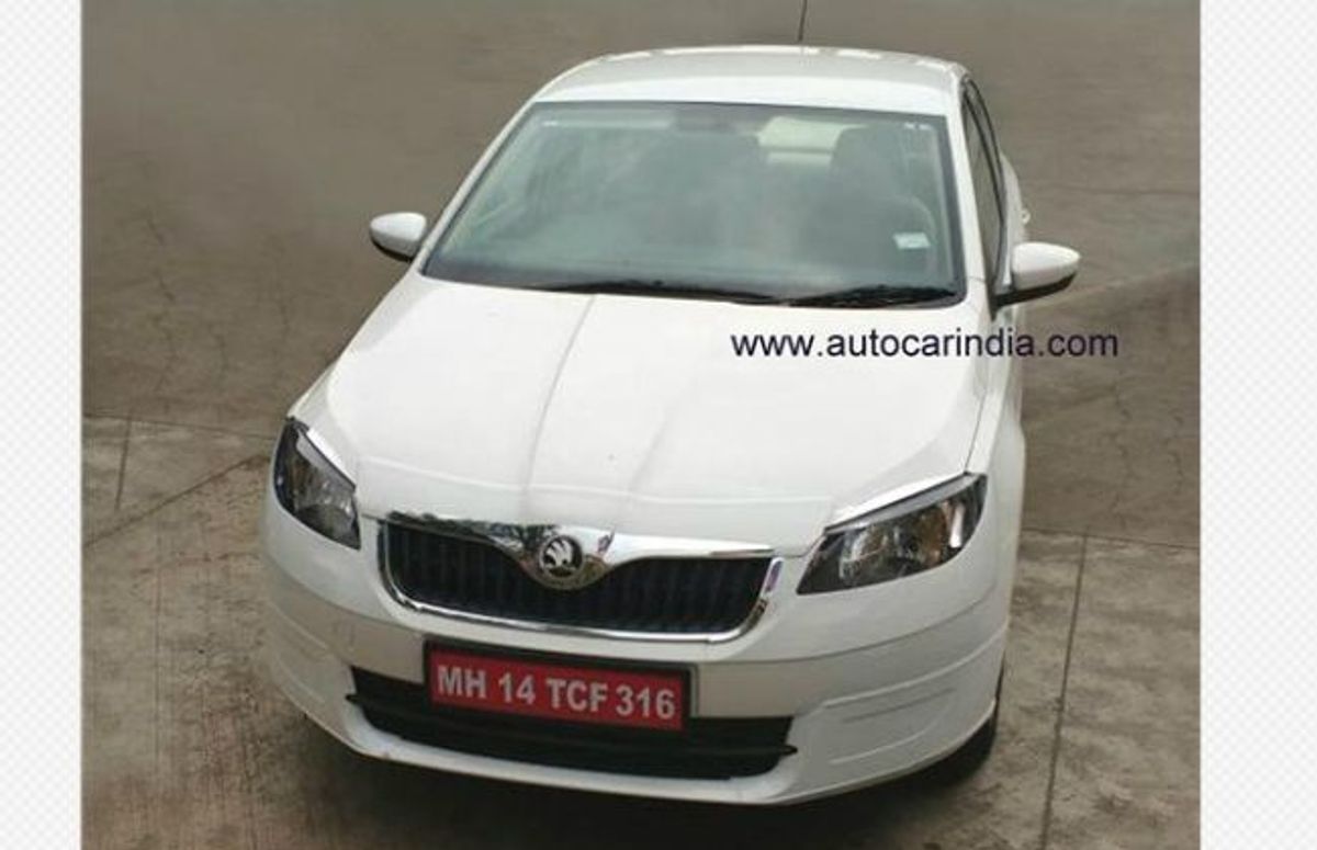 Skoda Rapid Facelift Spotted
