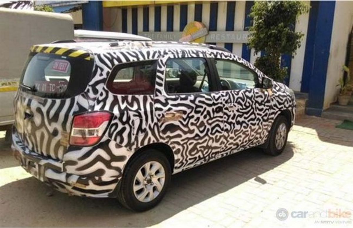 Chevrolet Spin Spied Chevrolet Spin Spied