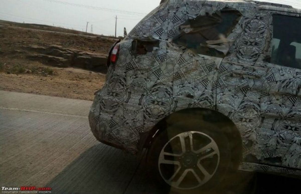 Tata Hexa Spied Again Tata Hexa Spied Again