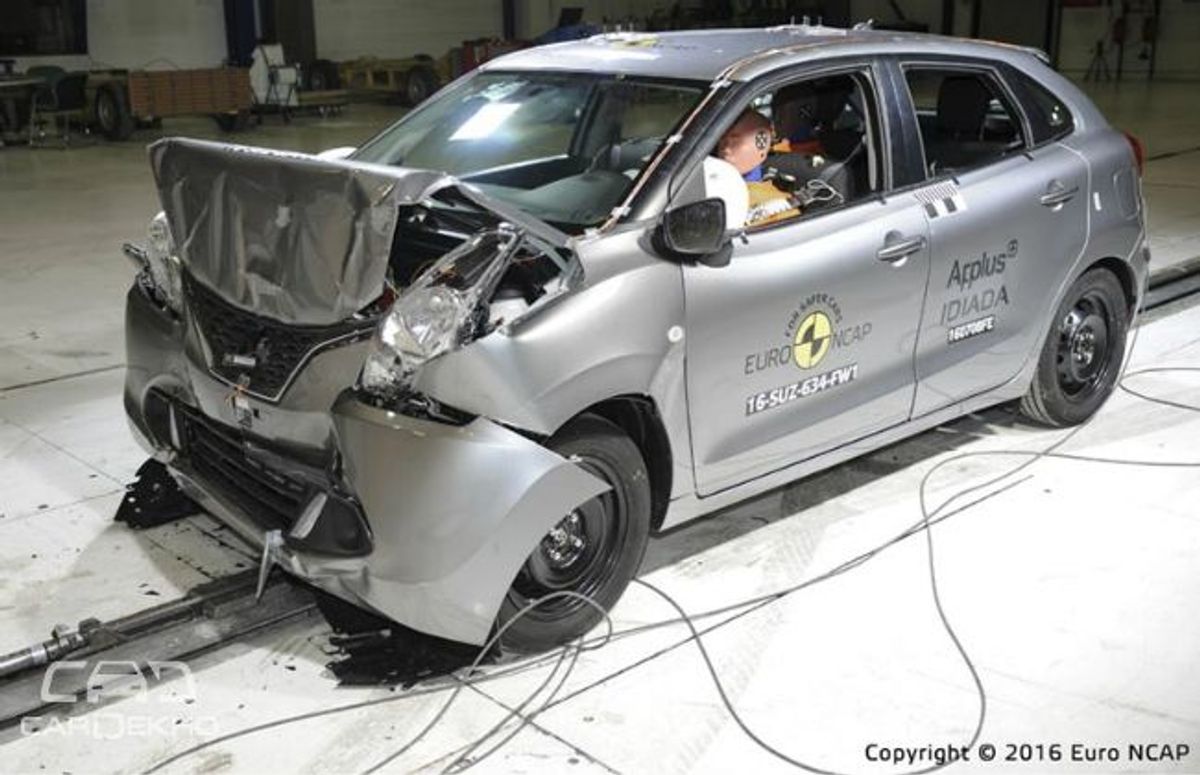 Maruti Baleno Crash Test