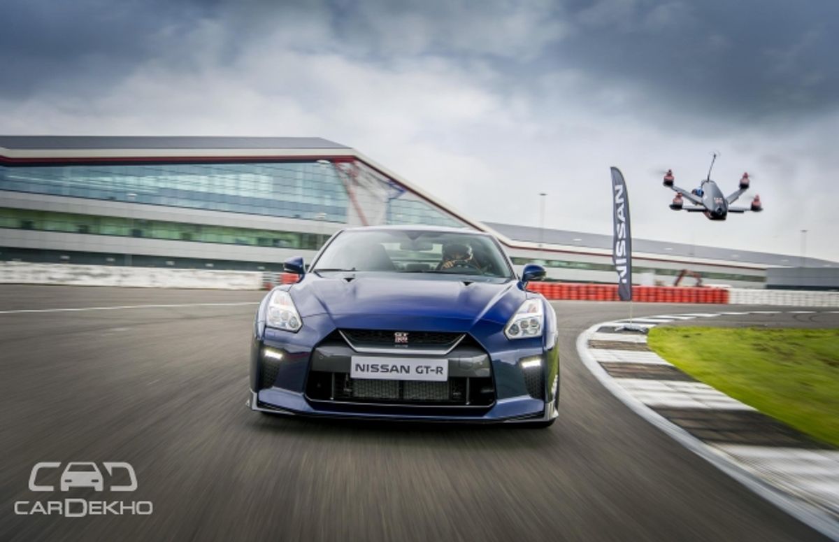 2017 Nissan GT-R and GT-R Drone 2017 Nissan GT-R and GT-R Drone
