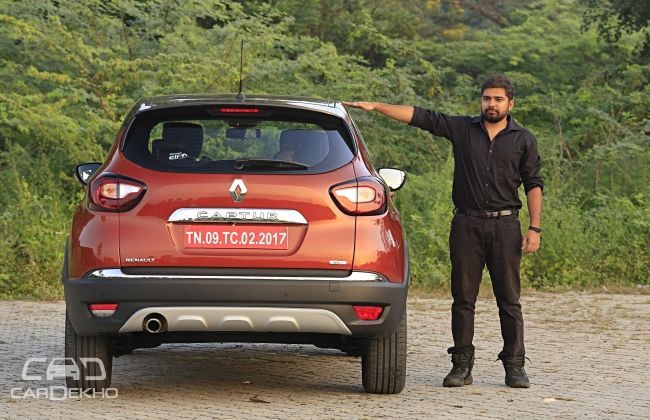 The Renault Captur is 1619mm tall The Renault Captur is 1619mm tall