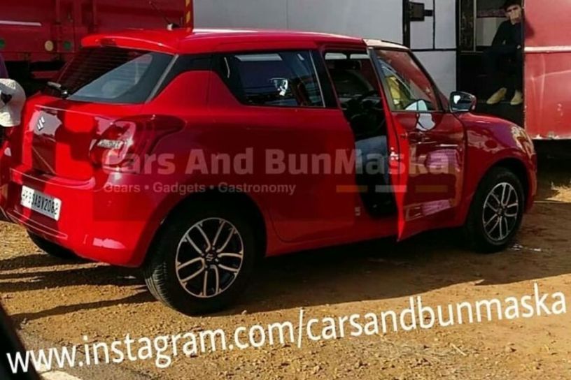 Maruti Suzuki Swift Spied Image