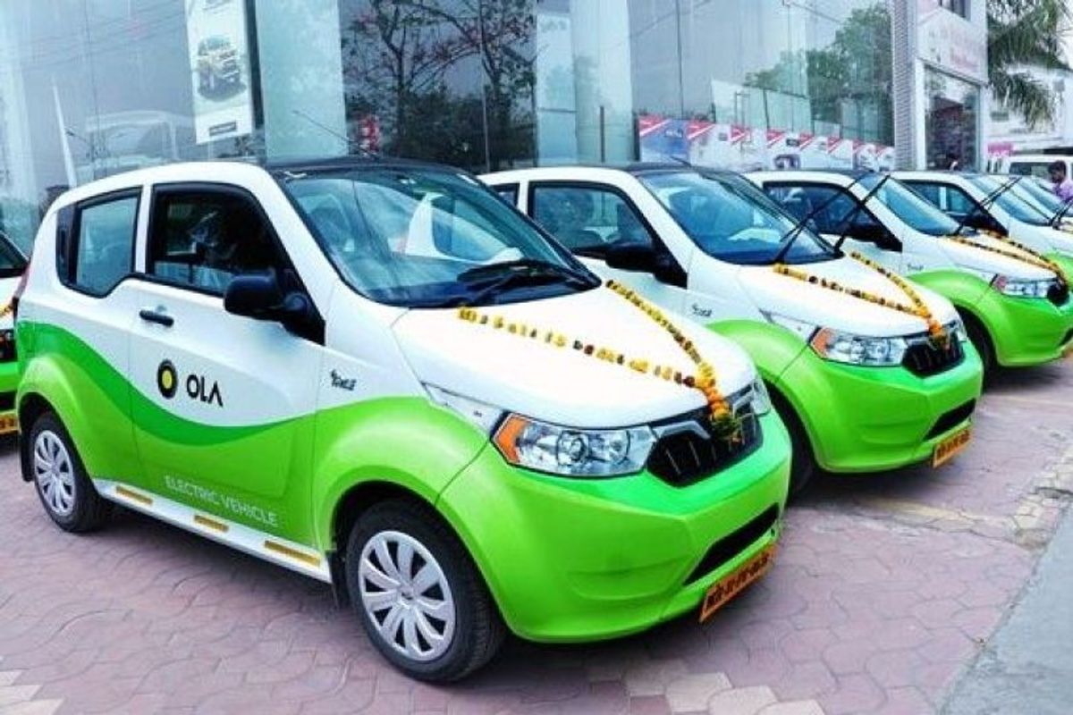 Electric cabs from Ola Electric cabs from Ola