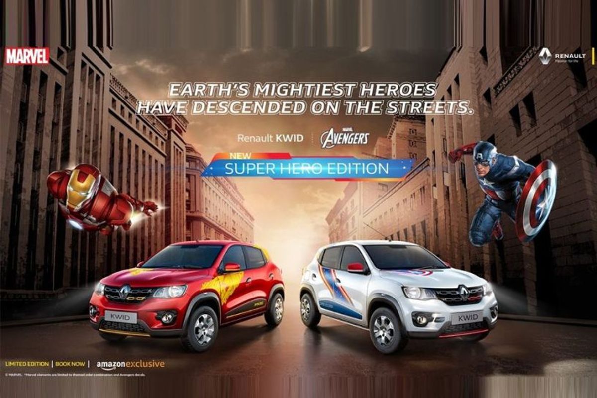 Renault Kwid Super Hero Editions Renault Kwid Super Hero Editions