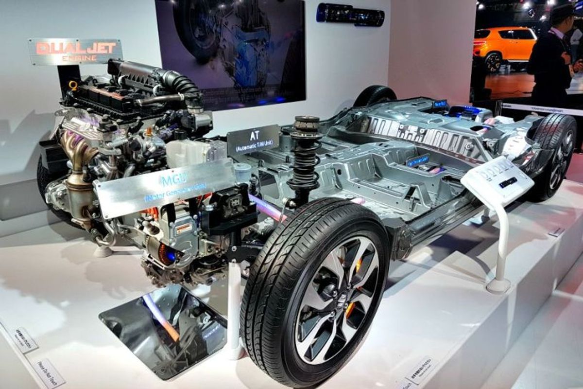 Maruti Suzuki showcased Swift's hybrid powertrain at Auto Expo 2018 Maruti Suzuki showcased Swift's hybrid powertrain at Auto Expo 2018