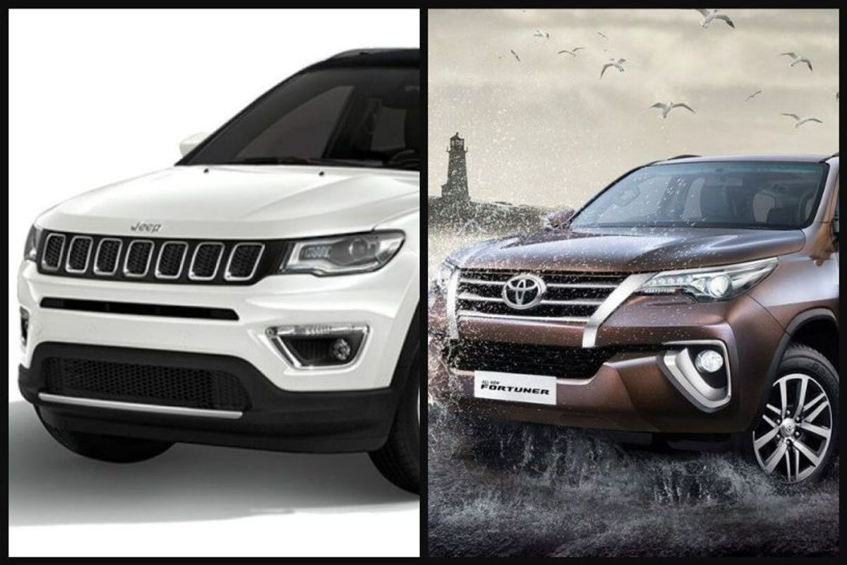 Jeep Compass vs Toyota Fortuner Jeep Compass vs Toyota Fortuner