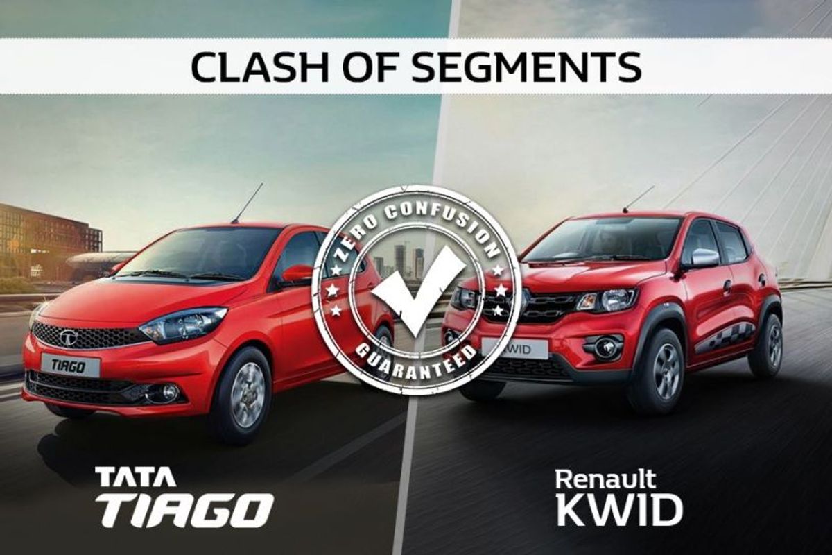 Clash of Segments: Renault Kwid 1.0L vs Tata Tiago - Which Car To Buy?